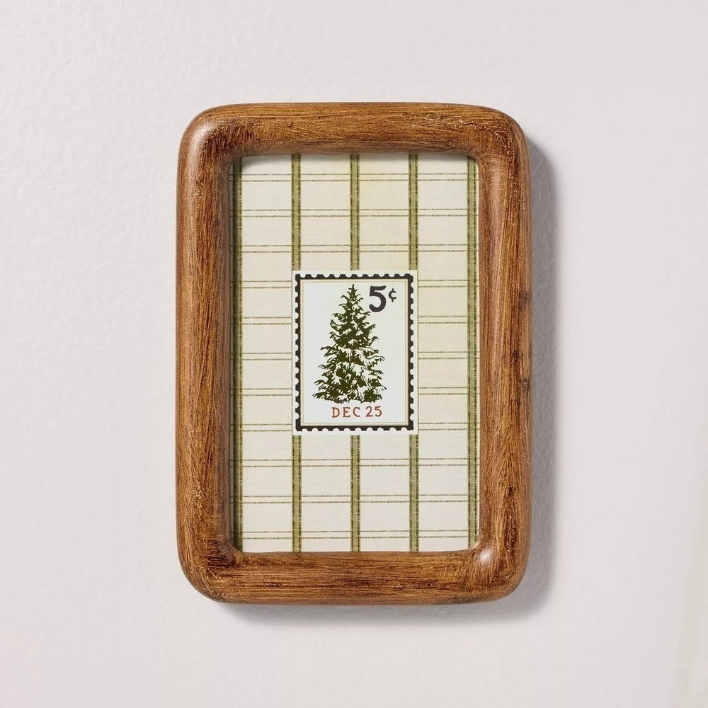5"x7" Christmas Tree Stamp Framed Wall Art - Hearth & Hand Magnolia, Target 2024